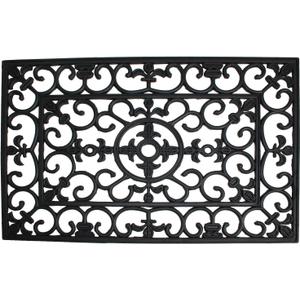 DII Rubber Doormats Collection All Weather, 24x36, Wrought Iron