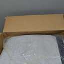 TWINNIS Indoor Modern Area Rug, 9x12 Geometric Patchwork Style Washable Large Rugs for Living Room Bedroom Hardwood Floors, Non Shedding Non Anti Backing Soft Carpet Home Floor Decor, Grey