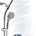 Rain Shower Head with Handheld High Pressure rainfall Shower Heads with Handheld Spray Combo,Premium Polished Chrome