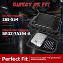 265-854 Aluminum 6R80 Transmission Oil Pan with Drain Plug, Gasket,Filter