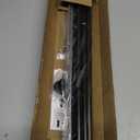 Curtain Rods for Windows 36-78 inch, 5/8 inch Matte Black Curtain Rod with Brackets Adjustable by Splicing for Bedroom Kitchen Study Living Room