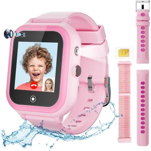 Kids,4G Unlocked Kids Cell Phone Watch with SIM Card,Support Wi-Fi Call Video/Voice Chat/Text/Line