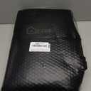 Reading Pillow for Sitting in Bed Couch Teens/Adult, Back Rest Pillow for Sitting Up in Bed with Shredded Memory Foam, Includes Arms and Washable Cover (Black) (Teddy Velvet)