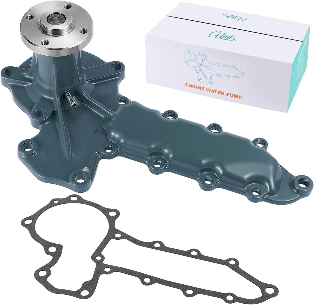 AULINK Water Pump 15521-73039 15521-73033 6653941 6684225 For Kubota Engine L235 L275 L355S L3350 L4350 R420 R520 V1902 V2003 V2203 V2403 D1703 D1402 Bobcat S175 S185 S150 643 645 743 751 753 763 773