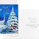 Dayspring Religious Christmas Cards (16 Cards and Envelopes) Winter Church
