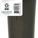 Jacent Protein Shaker Bottle, 24 oz, Leak-Proof Lid, BPA Free, Dishwasher Safe, Freezer Safe, Black