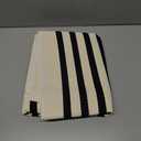 KILOCOCO Beige Striped Rug 2.3'x3.6' Indoor Outdoor Rugs Front Door Mat Hand Woven Cotton Washable Striped Layered Doormats for Front Porch/Kitchen/Farmhouse/Entryway/Patio