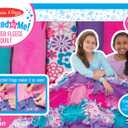 Melissa & Doug Created by Me! Flower Fleece Quilt No-Sew Craft Kit (48 squares, 4 feet x 5 feet)