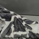 Homemate Heated Blanket Electric Throw - 50x60 Heating Blanket with 10 Fast Heat Levels 8 Hours Auto Off Soft Cozy Flannel Over-Heated Protection ETL Certification Keep Warming in Home (Grey Geometry)