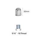 Upgraded 8Pcs Lug Nuts with Adapter(Extender) for hightall 16“ 8 Lug Wheel Simulator,Compatible with Ford 2007-2025 E350/E450