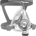 Full Face CPAP Masks with Silicone Sealing, Headgear, Elbow/Swivel and Cushion, CPAP Supplies Suitable for Most Models of Machines