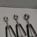 Cookie Scoop Set, Include 1 Tbsp/2 Tbsp/3 Tbsp, Cookie Scoops for Baking Set of 3, 18/8 Stainless Steel, Good Grip, Non-Slip, For Cookies Cupcake Muffin Ice Cream waffle