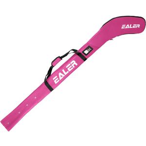 EALER Adult One Shoulder Hockey Stick Bag, Black, Lightweight, Waterproof, Adjustable Buckle Strap, Padded Shoulder Strap, Fits up to 3 Senior Sticks, for Men (Adult(70.5"), Rose Red)