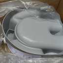 Ingenuity My Bath Seat for Sit-Up Baby Bathing, Sure & Secure Suction Cups, ASTM Safety Tested & Approved, Backrest for Assisted Sitting, Easy Setup & Storage, Gray