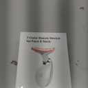 Light Based Multifunctional Facial Massager, 7 Color Portable Face Massager Tool for Skin Care, Glossy White (White)