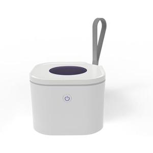 Portable Pacifier Sanitizer, Retainer Cleaner, UV-C Sanitizer Box Portable Case Holder for Pacifier, Aligner, Denture, Mouth Guards, Braces, Toothbrush Heads, Jewelry