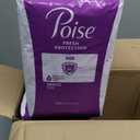 Poise Incontinence & Postpartum Pads for Bladder Leaks, 4 Drop Moderate Absorbency, Long Length, 108 Count