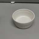 LemonRoad 12 Piece Oven-safe Porcelain Bakeware Set, Including 6 Pcs 6oz Round Ramekins and 6 Pcs 8oz Oval Baking Dishes, Perfect for Crme BrLe, Lava Cake, Souffls, and More, White