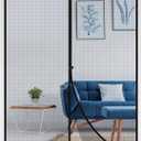 Yotache Magnetic Screen Door Fits Door Size 48 x 80, Screen Size 50" x 81" Door Screen Magnet for Walk Through Sliding Door Black