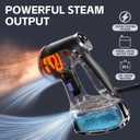 Vacuum Steamer for Clothes Handheld: 3600Pa Powerful Suction,Portable Travel Garment Steamer,400ml WaterTank, LED Display,15s Heat-Up,2-in-1 Steaming & Ironing,No Leak&Stable Steam(for 110-120V)