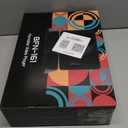 17.5" Portable DVD Player with 15.6" Large HD Screen, 6 Hours Rechargeable Battery, Support USB/SD Card/Sync TV and Multiple Disc Formats, High Volume Speaker, Black