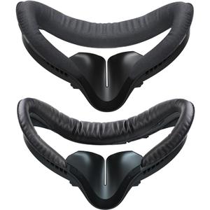 Face Pad & Face Cover Cushion Replacement Compatible with Oculus/Meta Quest 2 Accessories, 2 PCS Facial Interface Frame with Anti-Leakage Nose Pad, 2 PCS Removable Foam Face Covers