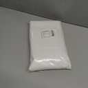 NICETOWN French Front Door Curtains Blackout Sheer Door Curtains for Window Thermal Insulated Privacy Sidelight Curtains for Tie Up Shades, 36W x 72L, 1 Panel, White