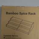 Spice Rack Organizer for Cabinet, 3 Tier Expandable Bamboo Spice Storage, Great for Kitchen Cabinet, Cupboard,Pantry and More
