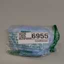 QJQ Women's Sheer Mesh Off The Shoulder Tops Long Sleeve See Through Shirts Going Out Party Club Outfits (Light Blue), Small