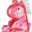 Meooeck 3 Pcs Unicorn Stress Relief Toys Stress Balls for Adult Mini Animal Squeeze Cute Fidget Toys Fun for Birthday Party Office Christmas Stocking Stuffer Gift ADHD Autism Anxiety (Pink)