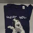 Doodle Dog Sheepadoodle T-Shirt for Men Women (Small, Navy)