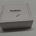 Rollda Cowgirl Boots Cowboy Boots for Women Square Toe Mid Calf Western Boots Ladies Fashion Boots with Chunky Heel (8, Brown)