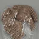 PSKL Waffle Kitchen & Hand Towel Organic 100% Turkish Cotton Set of 3 Beige - Premium Quality, Soft, Quick-Dry, Absorbent, Lint-Free Waffle Weave Towels 32X16 Inches (3, Beige)