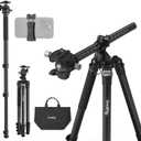 SmallRig CT200 72.8"/200cm Horizontal Overhead Tripod for Camera with Smartphone Holder & Carrying Bag, 33lb Max Load Aluminum Horizontal Camera Tripod for Overhead Shots