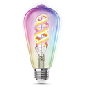 Feit Electric ST21 E26 (Medium) LED Smart Bulb Amber 60 Watt Equivalence 1 pk