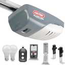 Genie 3022-LED ChainMax 1000 Essentials Garage Door Opener, 140v DC Motor, Chain C-Channel Rail, with LED Lighting, Blue