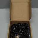 2 Pack 25in Hanging Swing Chain with 4 Carabiners, 440LB Capacity Hanging Kits Heavy Duty Hanging Chair Hardware for Hammock Swing Hanging Chair Punching Bags Sandbag Indoor Outdoor Yoga Gym (Black)