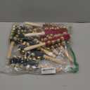 12 Pcs Christmas Hand Sleigh Bells Stick Hand Bell Instruments Wooden Handle Jingle Bells Stick Musical Instruments for Christmas Concerts PartiesWedding Birthday Party Supplies (21 Bells)