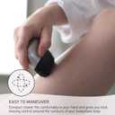 Panasonic Swipe Right Travel Shaver for Women, Portable Electric Razor with USB-C Charging, 3-Blade Cutting System for Dry or Wet Use, White/Silver - ES-CM3A-W