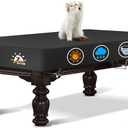 Zettum Pool Table Cover - Billiard Table Covers, 600D Waterproof Covers for Billiard Pool Table, Heavy Duty Scratched-Free UV Protection Snooker Furniture Table Cover - 8 Feet