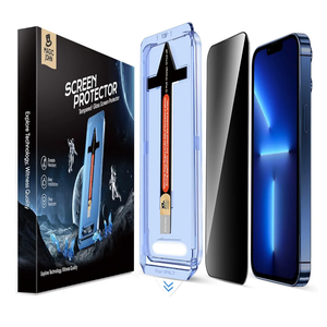 MAGIC JOHN 2 Pack for iPhone 13 Pro Max/iPhone 14 Plus 6.7 inch Privacy Glass Screen Protector, Auto Dust-Elimination Installation, Bubble Free, Easy Installation