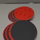 12Pcs 6 Inch Hook and Loop Sanding Sponge Discs 180-3000 Grit Wet Dry Sanding Pads, Foam Sandpaper for Random Orbital Sander, Curved Surface Large-Area Sanding Polishing for Metal Wood Auto