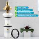 Enhon Metering Valve Compatible with RP72773, Compatible with Delta 86T & 87T Series Slow Close Bathroom Faucet, Valve assembly Metering Cartridge Replacement