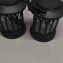 WdtPro Solar Lanterns Outdoor Waterproof, Upgraded Bright Hanging Solar Lights for Outside,Solar Powered Lanterns Lighting LED for Garden Patio Yard Decorative 2 Pack (Warm Light)