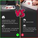 Titanium Cutting Board, 2026 New Upgrade 100% Pure Titanium Cutting Boards for Kitchen,Latest Thickened Version Thickness 0.06IN, Double-Sided Available Belt Guard Angle (18.1IN X 11.8IN)