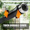 Relxitl Garden Hose 100feet, Water Hose with 10 Function Hose Nozzle, NON-Expandable Hose, Tough & Flexible, Lightweight, Crush Resistant Fittings, Kink & Tangle Free, Rust Proof for Watering