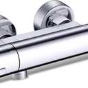 4 Inch Thermostatic RV Shower Faucet Valve - Ensures Constant Water Temperature,No More Repeated Temperature Adjustments,Provide The Coziest Bathing Experience For The Elderly and Kids