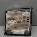 MAXIJIN Velvet 4 Piece Recliner Cover Stretch Plush Soft Cover for Chair Thick Soft Recliner Slipcover Separate Chair Cover with Side Pocket (Recliner, Gray)