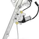 A-Premium Electric Power Window Regulator with Motor Assembly Compatible with Jeep Commander 2006 2007 2008 2009 2010 Sport Utility, Rear Left Driver Side