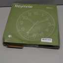 Roymnie Wall Clock 14 Inch Silent Green Wall Clocks Battery Operated- Modern Non Ticking Analog Clock Decorative for Living Room Bedroom Office Kitchen (Gold)